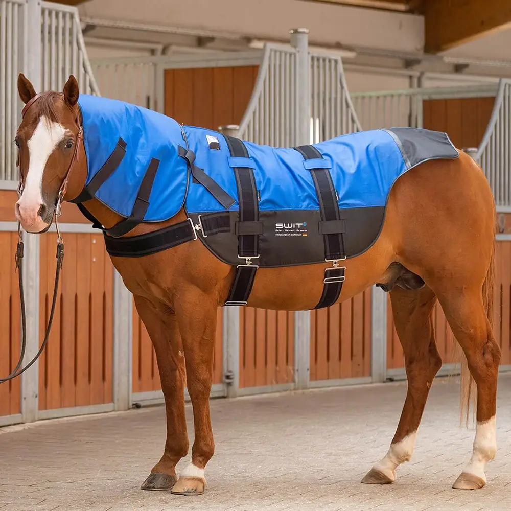 SWIT® Satteldecken-Set mit Neurobalance-Technologie und Steuergerät mit 5 Modi – für Pferde.
