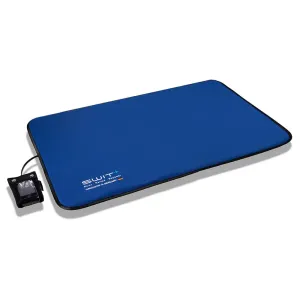SWIT® Dog Blanket in blue with integrated Neurobalance system in different colors and 5 modes for relaxation, focus & recovery