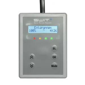 SWIT® Pro Steuergerät mit LCD-Anzeige und fünf LED-Modi für Neurobalance-Anwendungen bei Hund, Pferd und Mensch